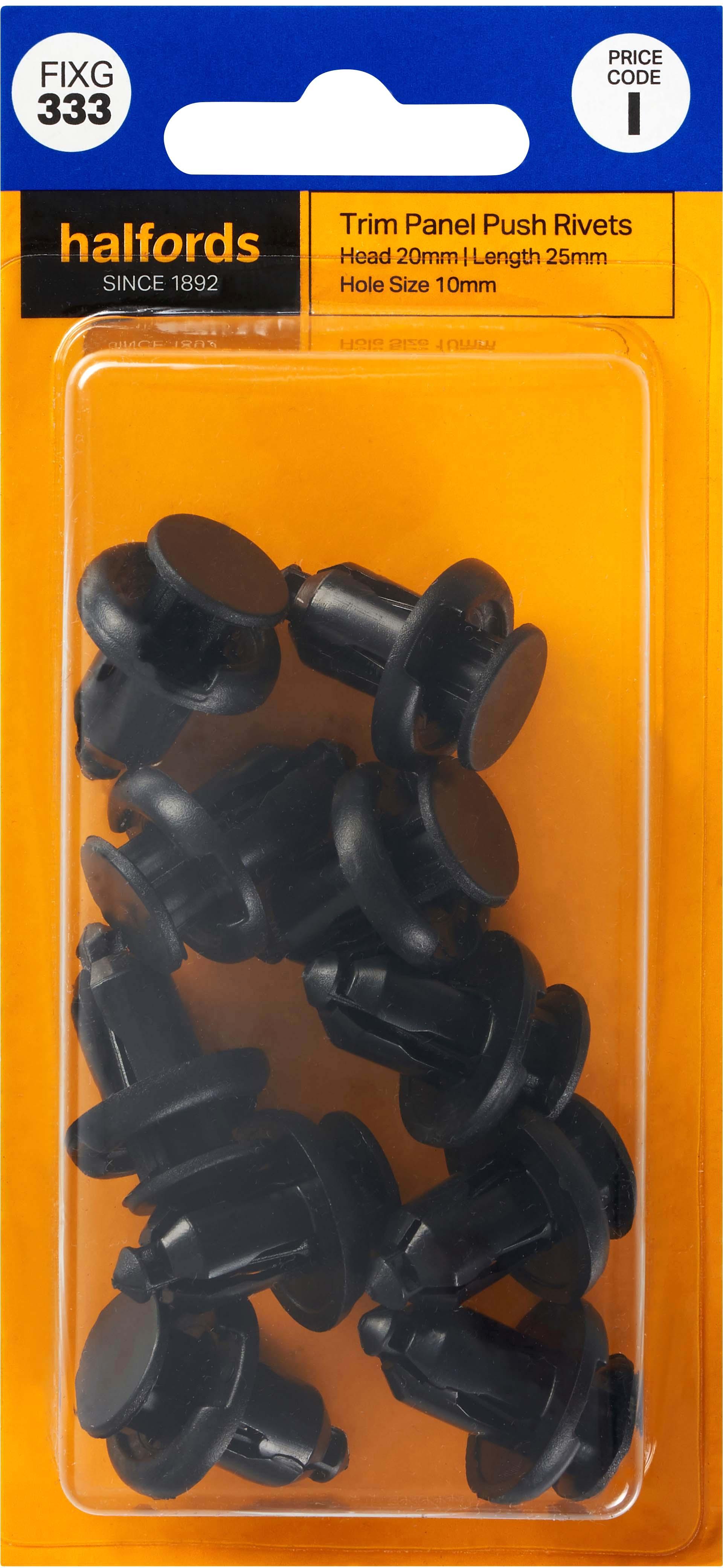 Halfords Push Rivet (FIXG333) Halfords UK