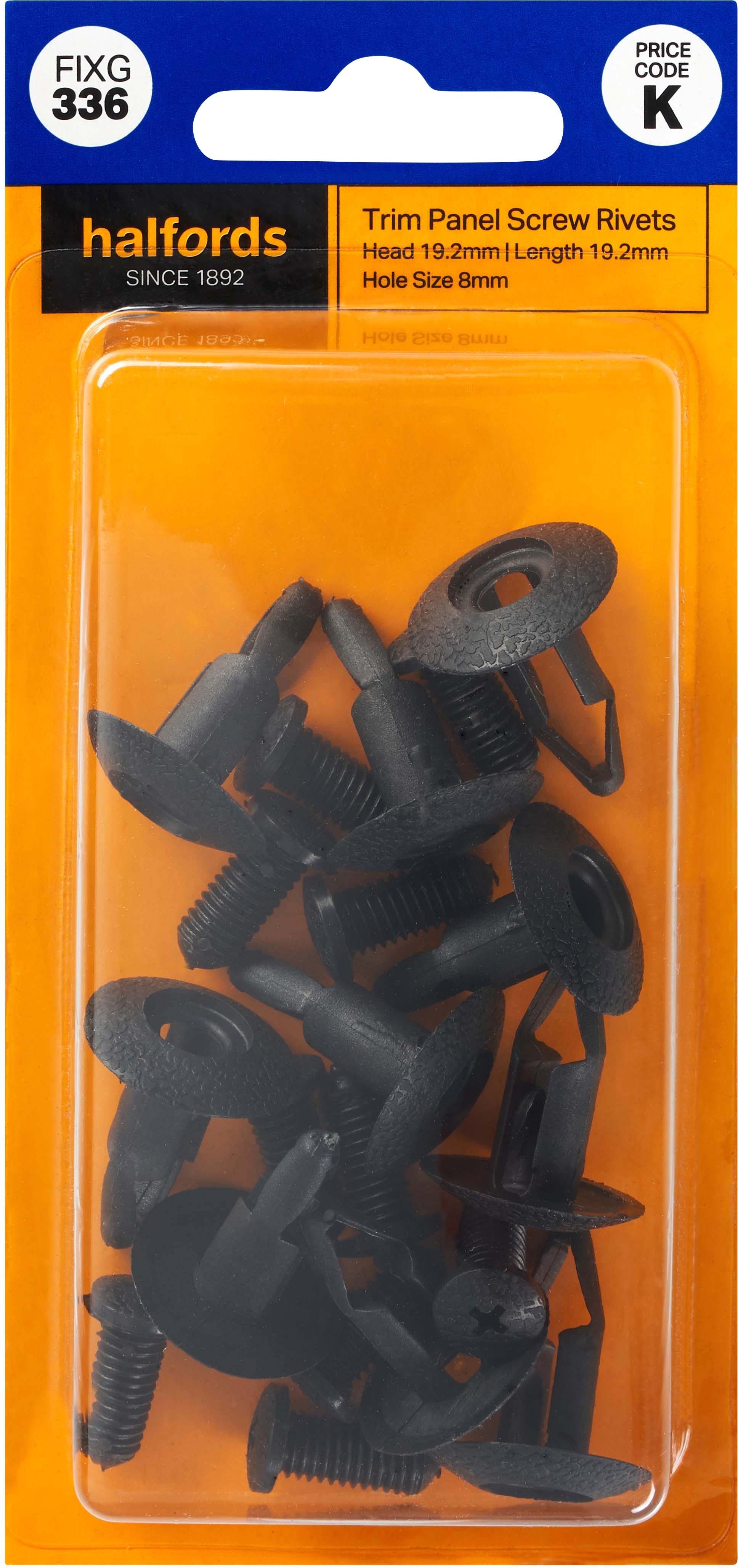 Halfords Screw Rivet (FIXG336) Halfords UK