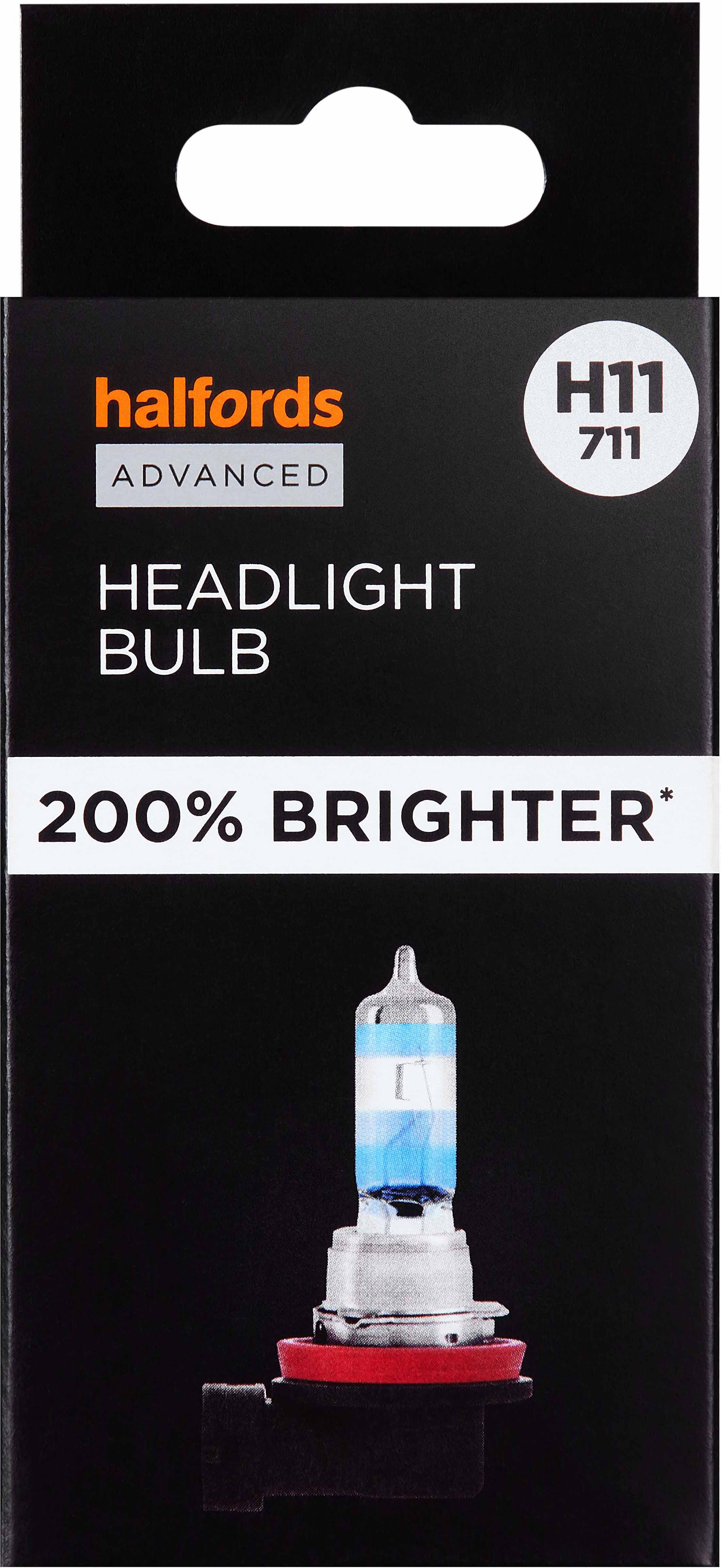 Halfords Advanced +200 percent H11 Single Pack Halfords UK