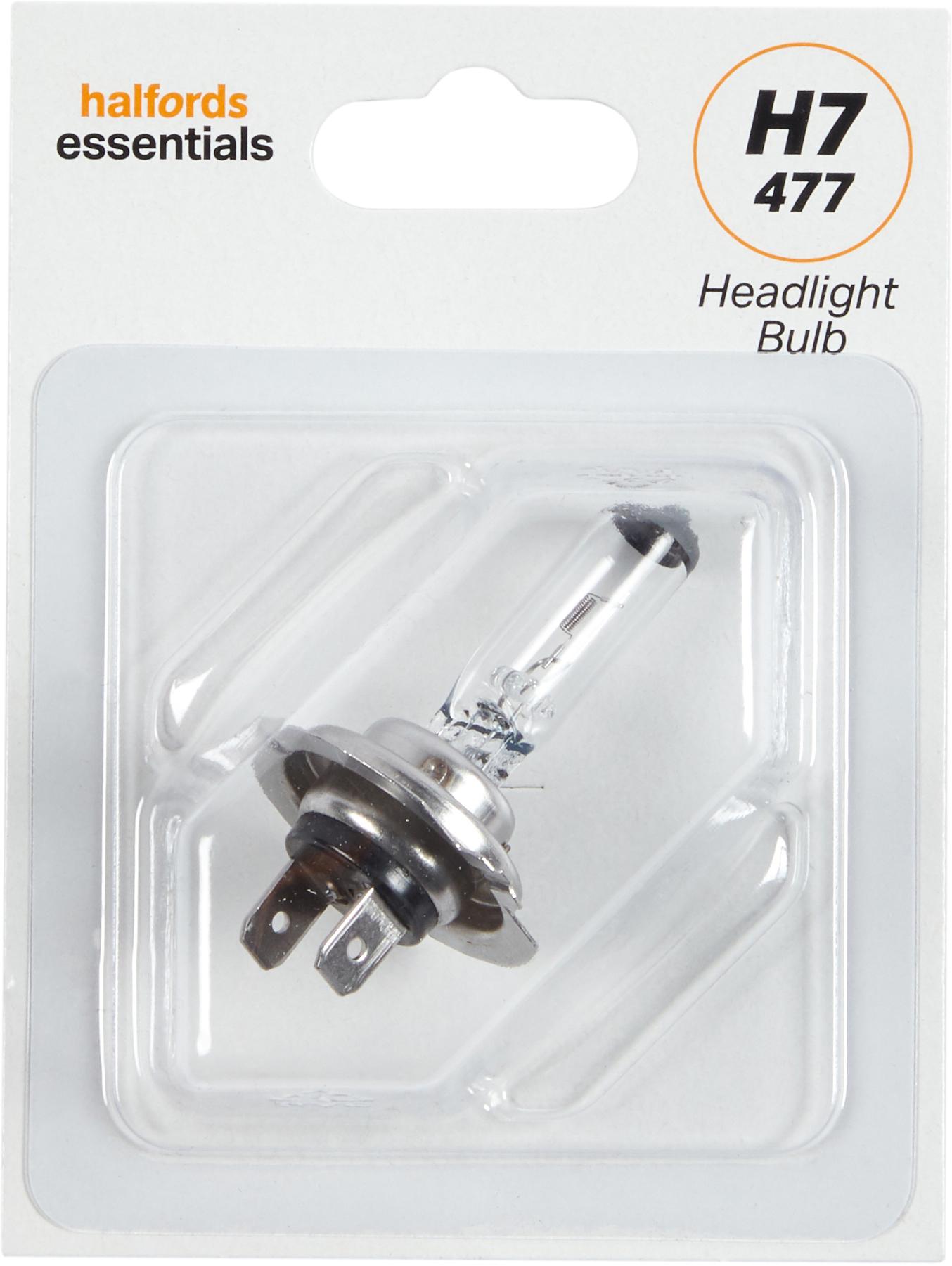 H7 477 Car Headlight Bulb Halfords Essentials Single Pack Halfords UK