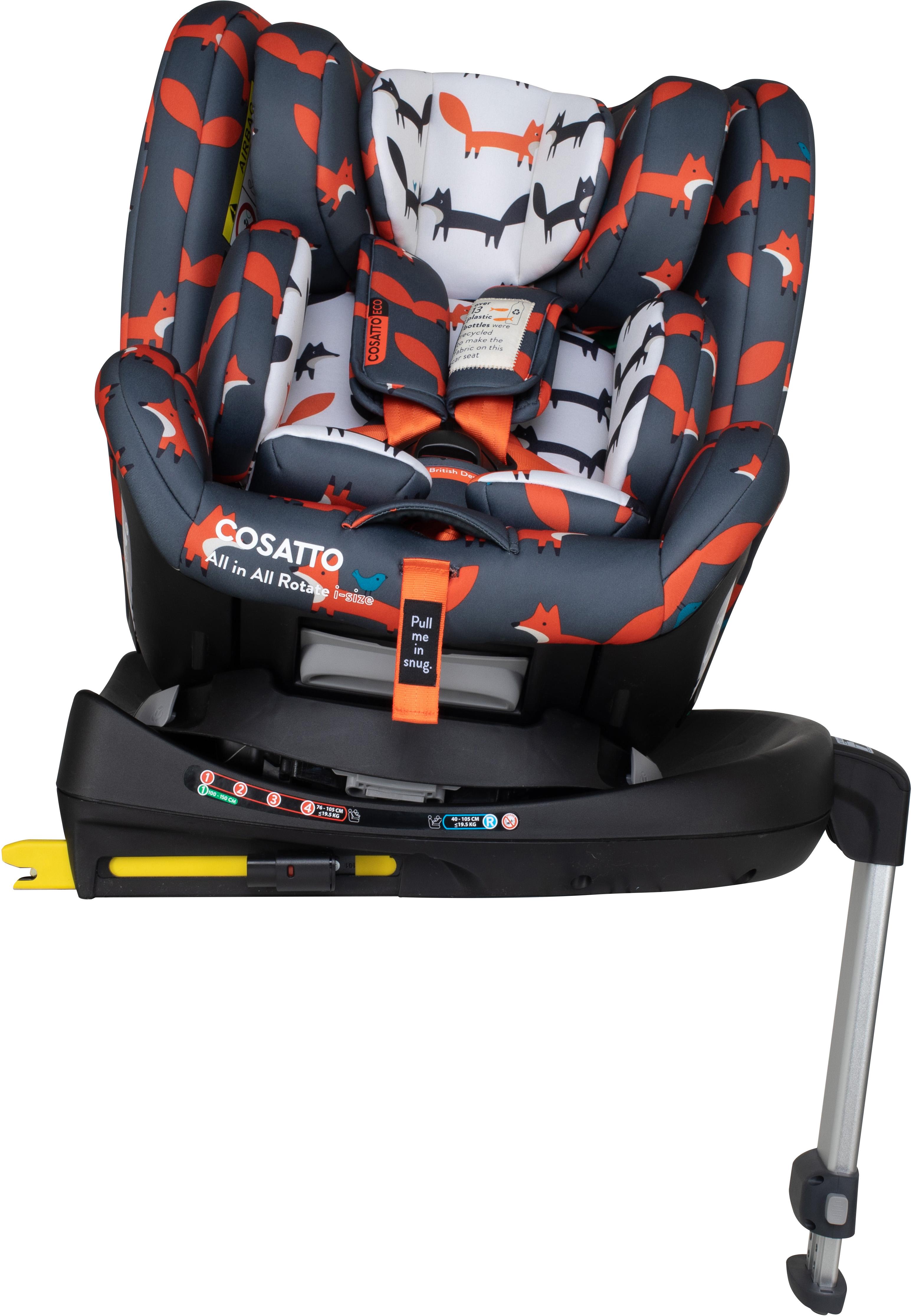 Cosatto All in All Rotate iSize Group 0+/1/2/3 Car Seat Mister Fox