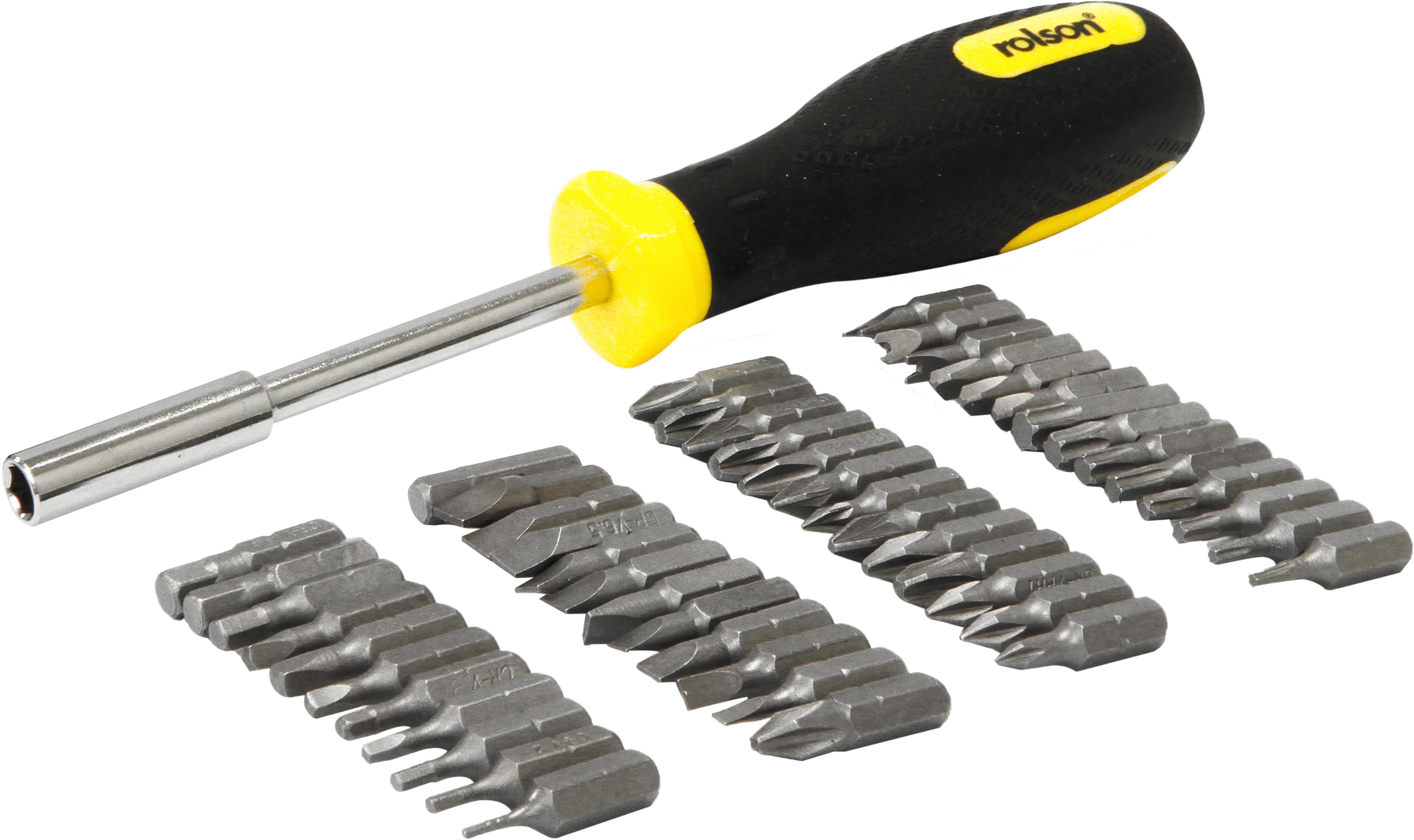 Rolson 51pc Screwdriver and Bit Set Halfords UK