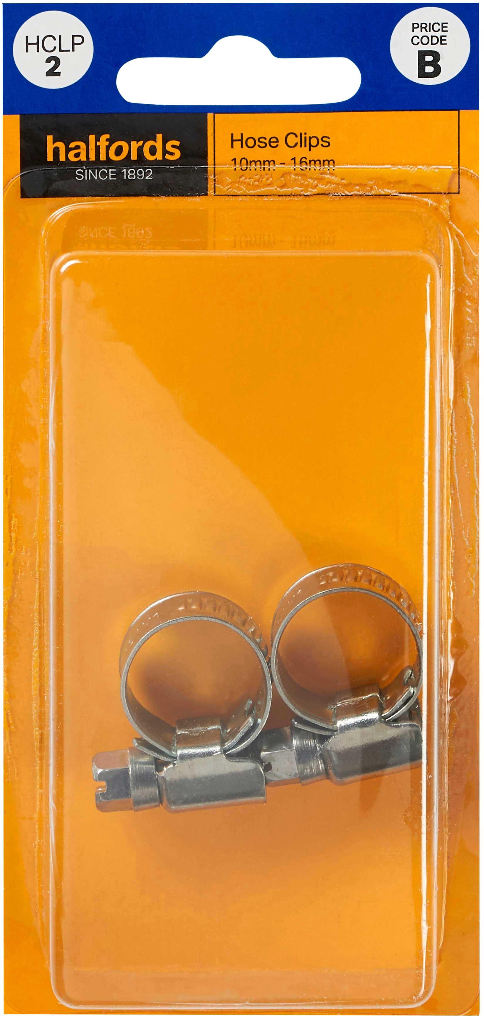 Halfords Hose Clip 10-16mm (HCLP2) - 2 Pack | Halfords UK