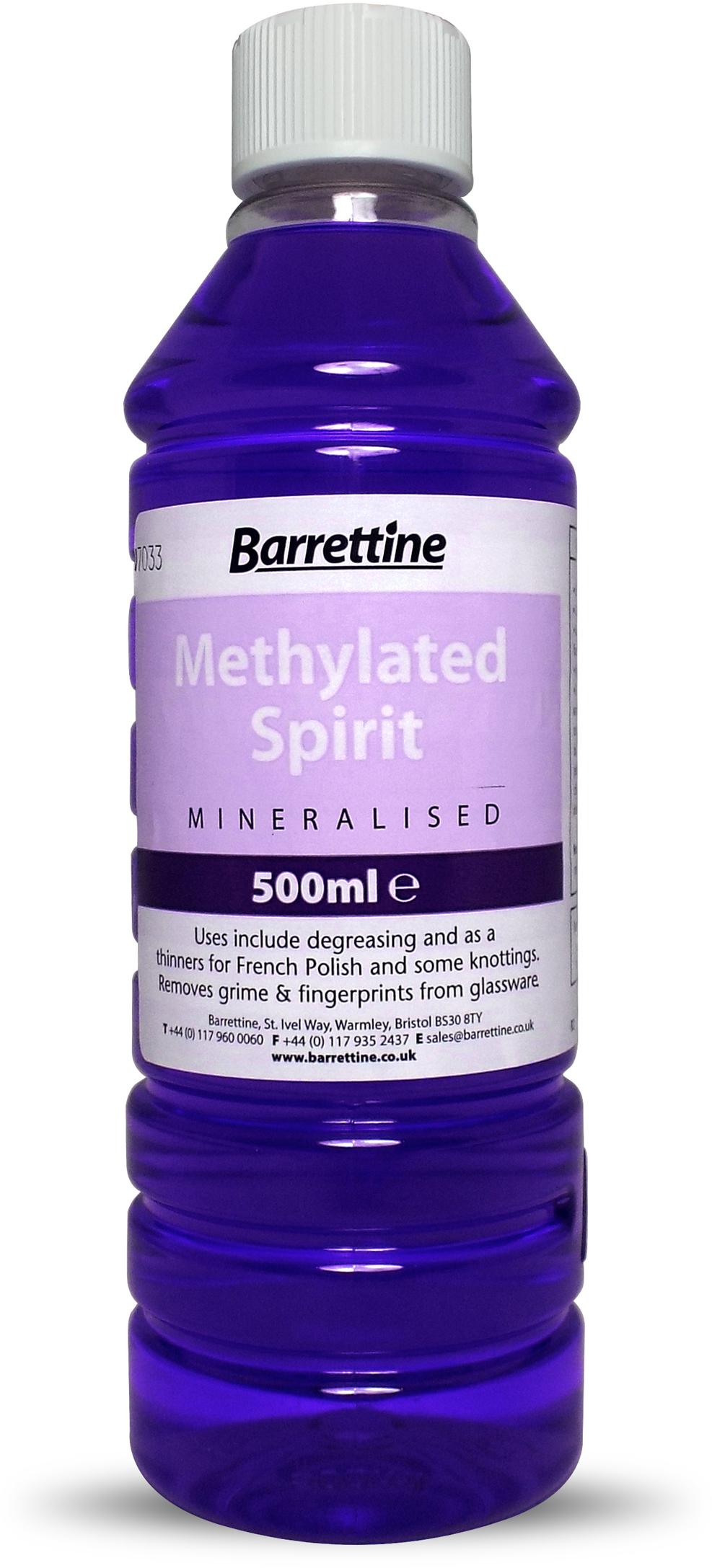 Barrettine Mineralised Methylated Spirit 500ml Halfords UK