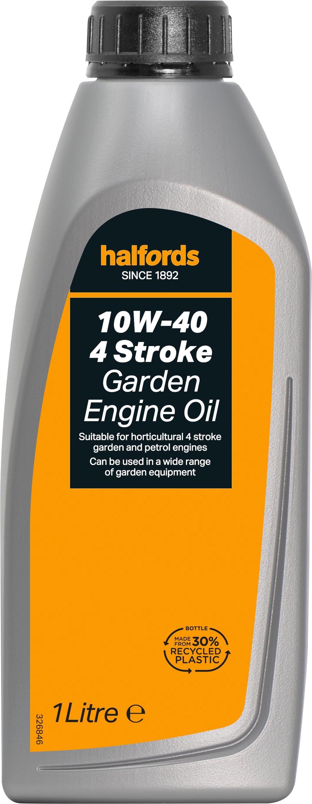 Halfords 4 Stroke Garden Engine Oil 1L Halfords UK