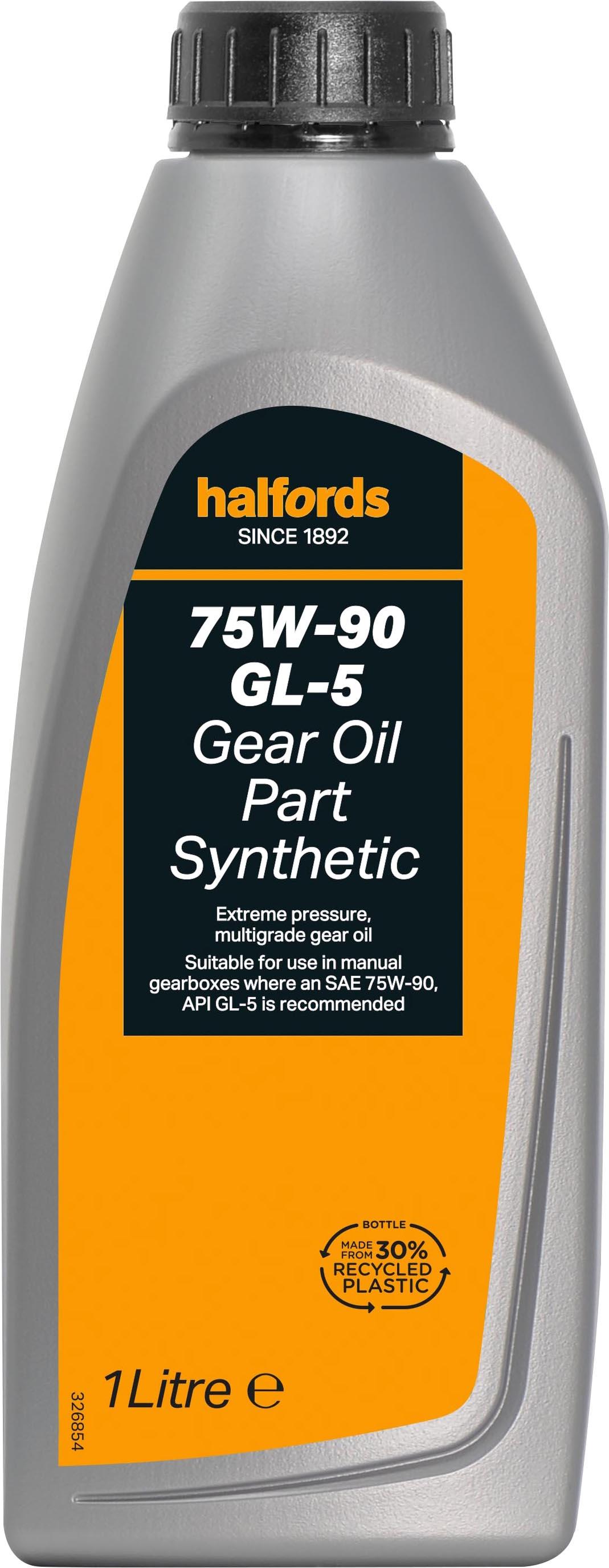 Halfords Gear Oil EP 75W/90 GL5 1L Halfords UK