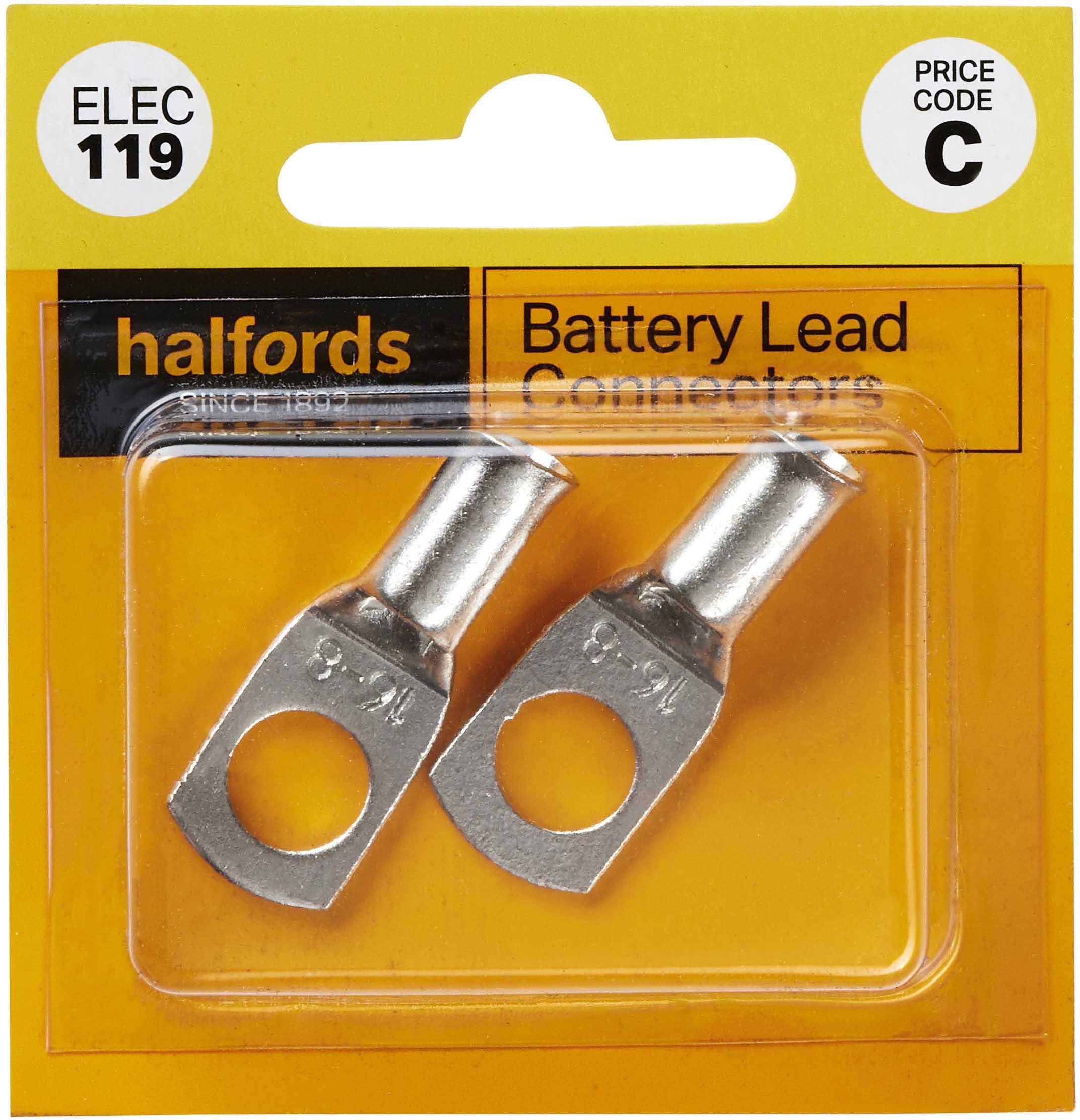 Halfords Battery Lead Connectors (ELEC119) Halfords UK