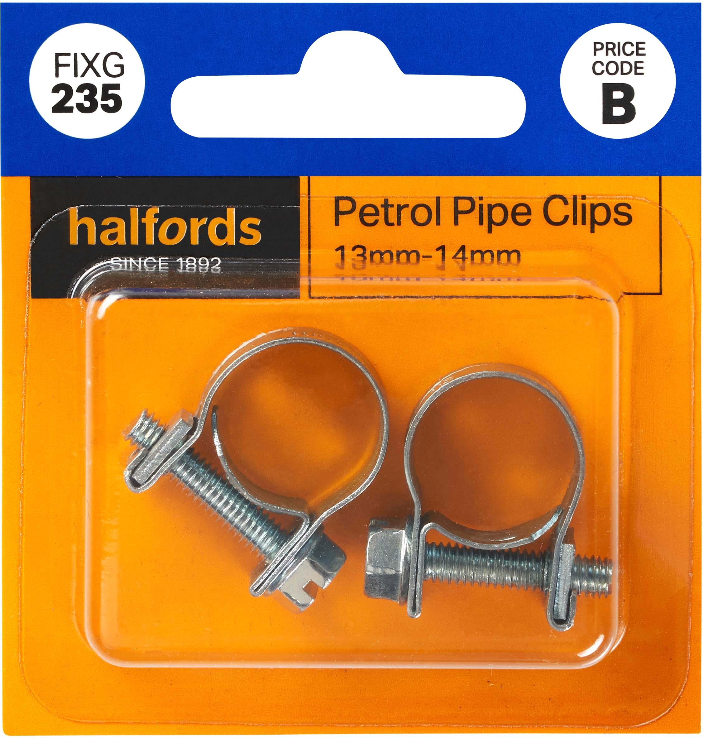 Halfords Petrol Pipe Clips 1314mm (FIXG235) Halfords UK