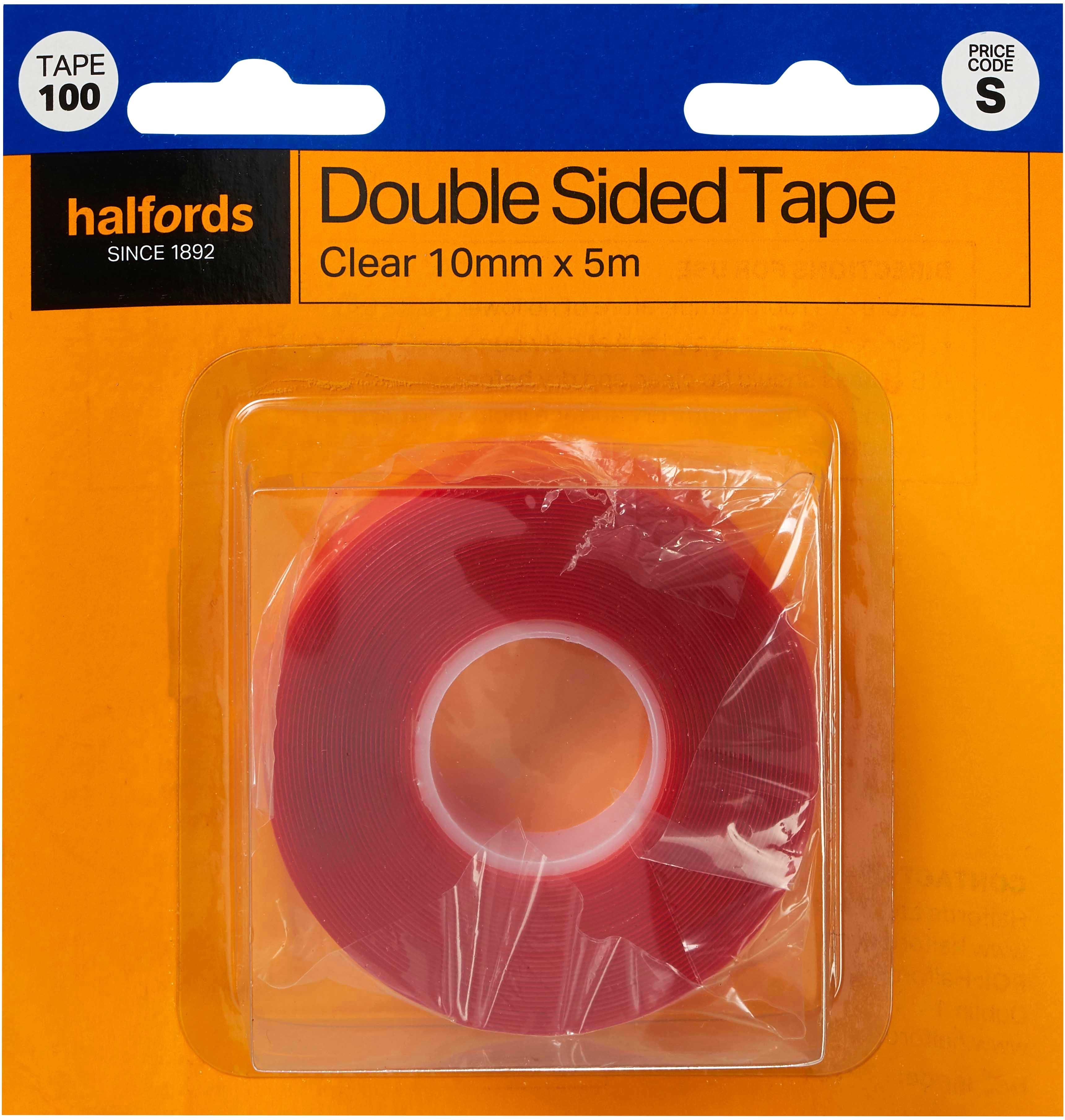 Halfords Clear Double Sided Tape (TAPE100) Halfords UK