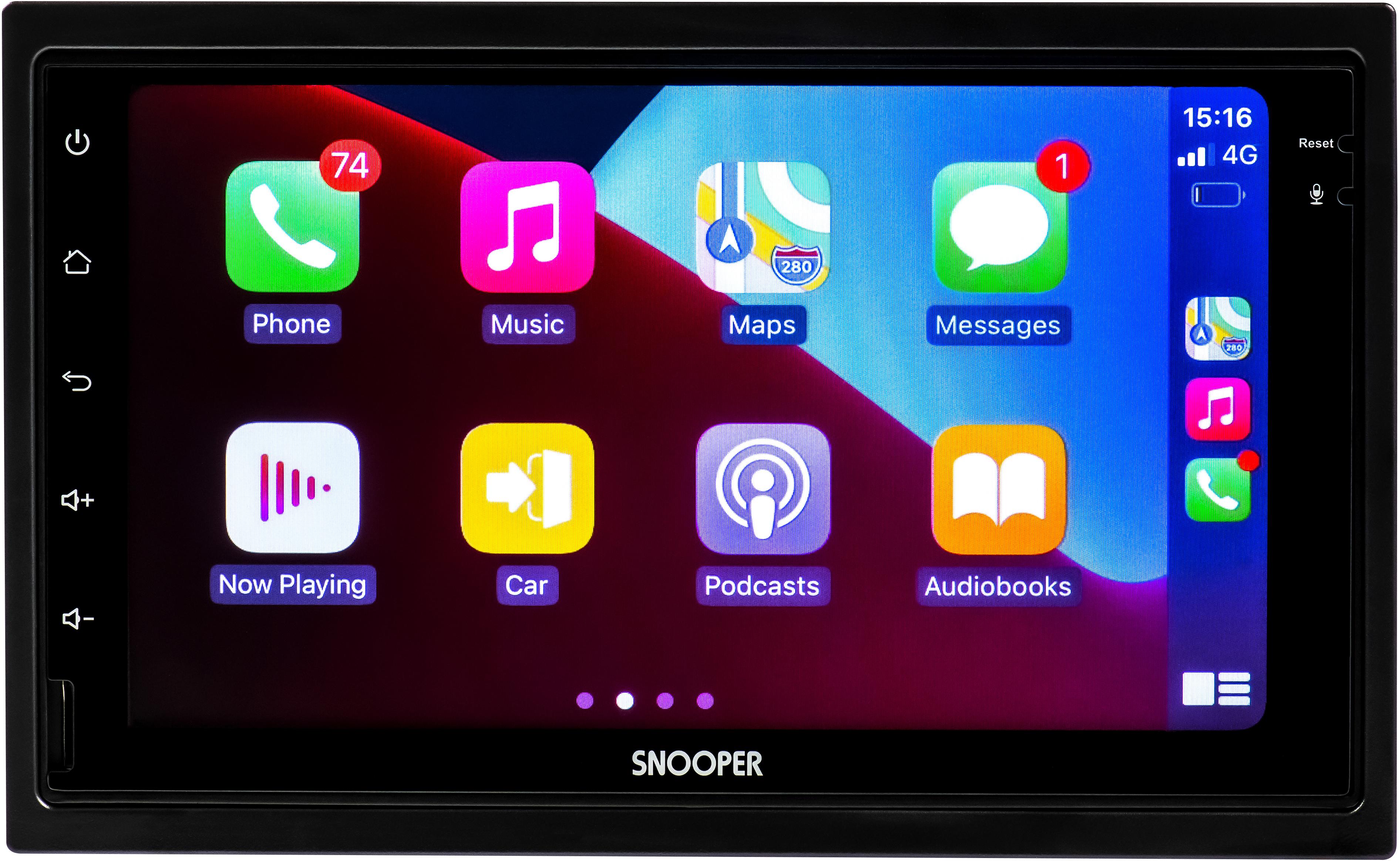 Snooper SMH520DAB Mechless Multimedia Receiver with Apple CarPlay and