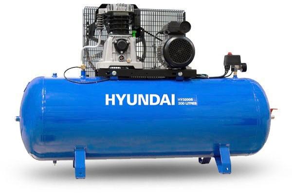 Hyundai 200L Air Compressor, 3hp Halfords UK