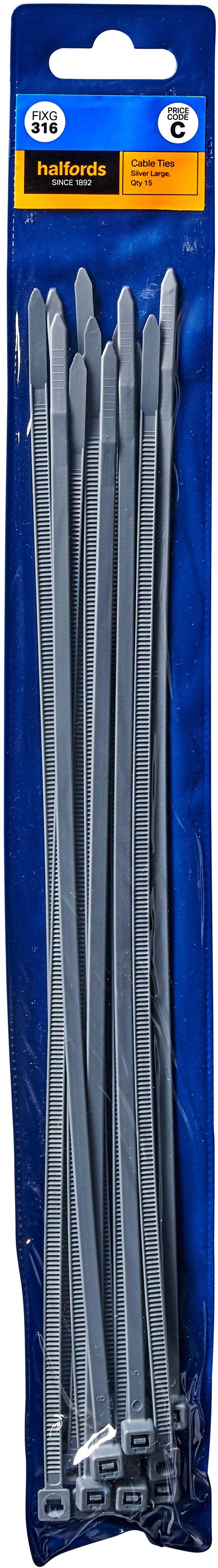 Halfords Cable Ties 300mm (FXG316) Halfords UK