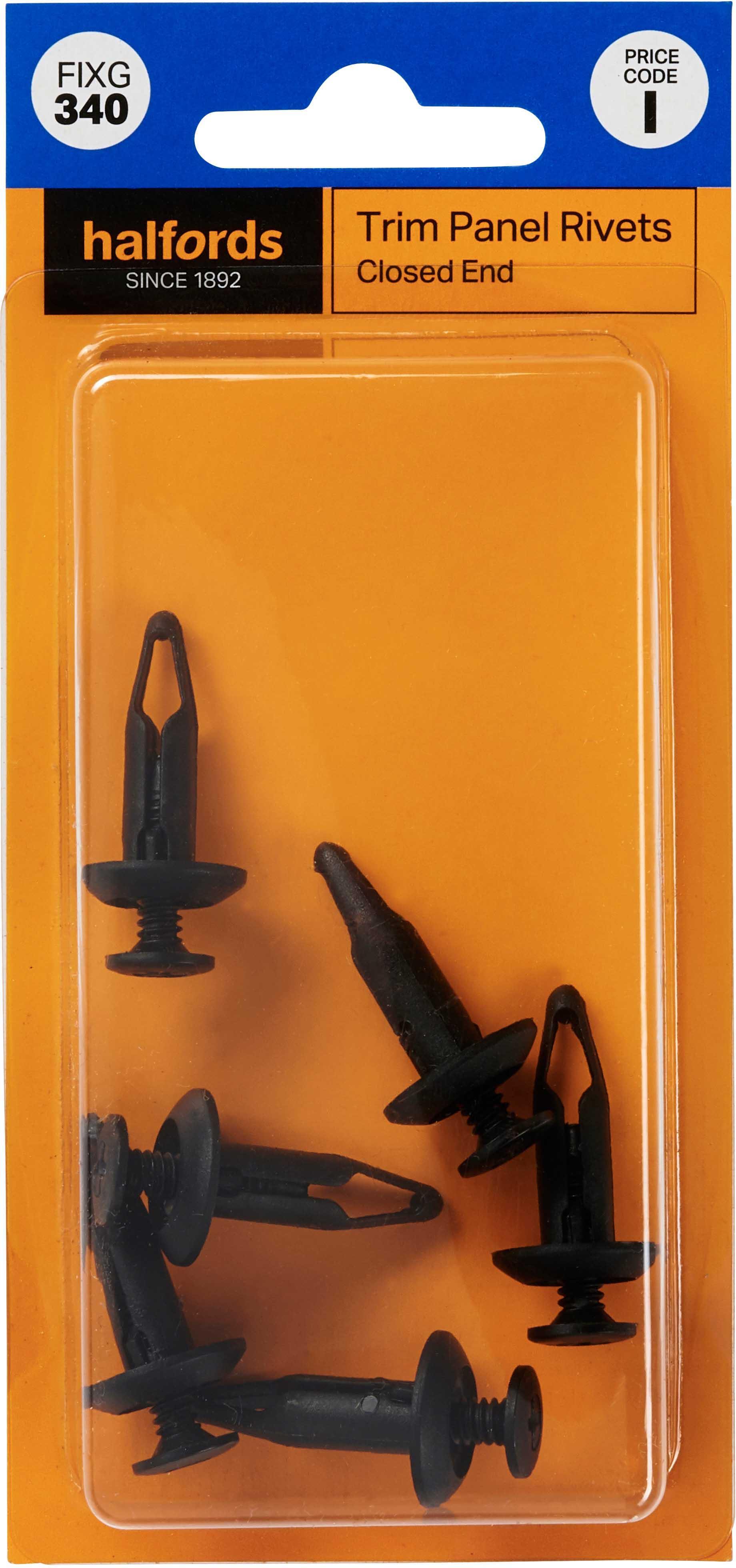 Halfords Trim Panel Rivets (FIXG340) Halfords UK