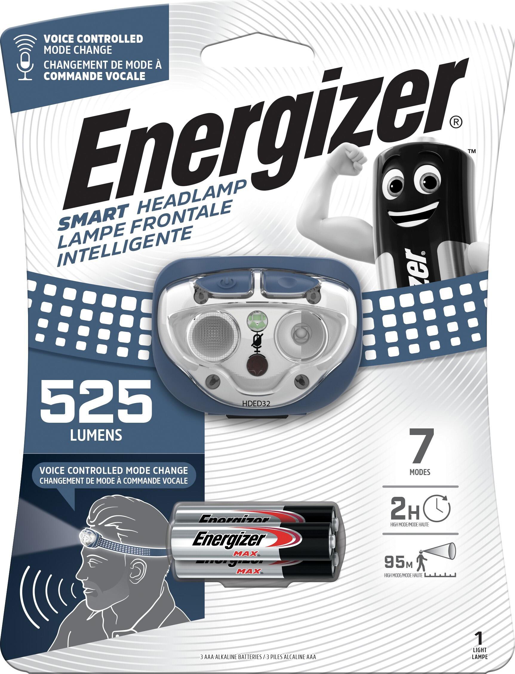 Energizer Smart Voice Activated Head Torch Halfords UK