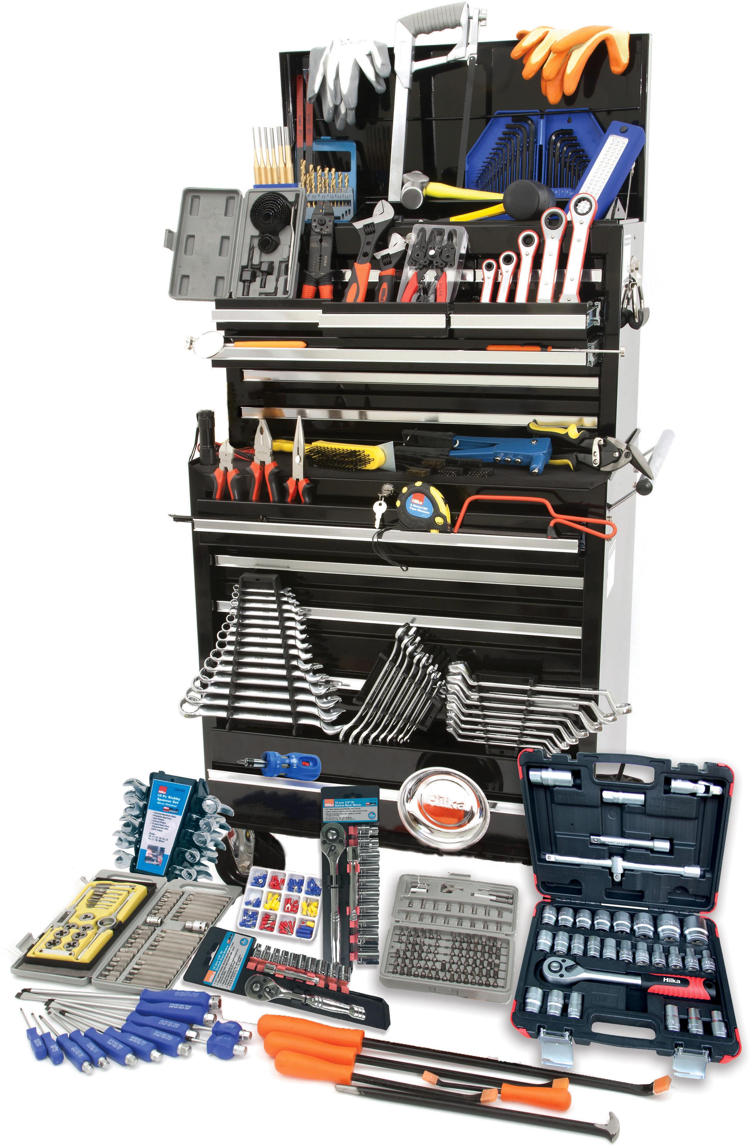 Hilka 489 Piece Tool Kit in Pro Chest and Halfords UK