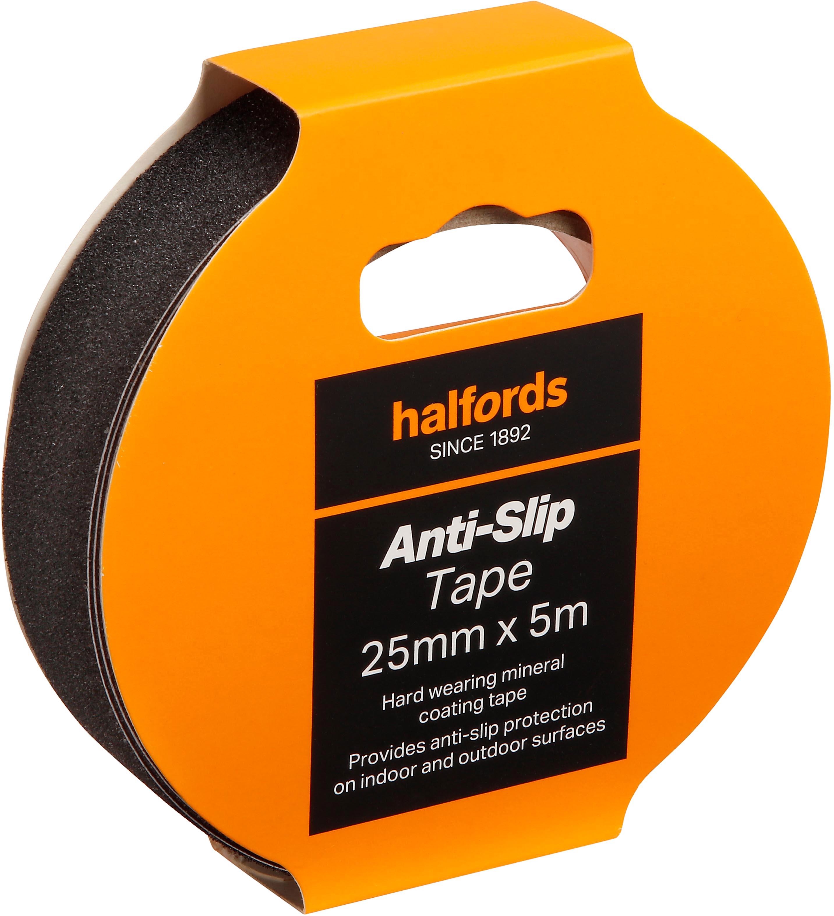 Halfords Anti Slip Tape Black 25mm x 5m Halfords UK