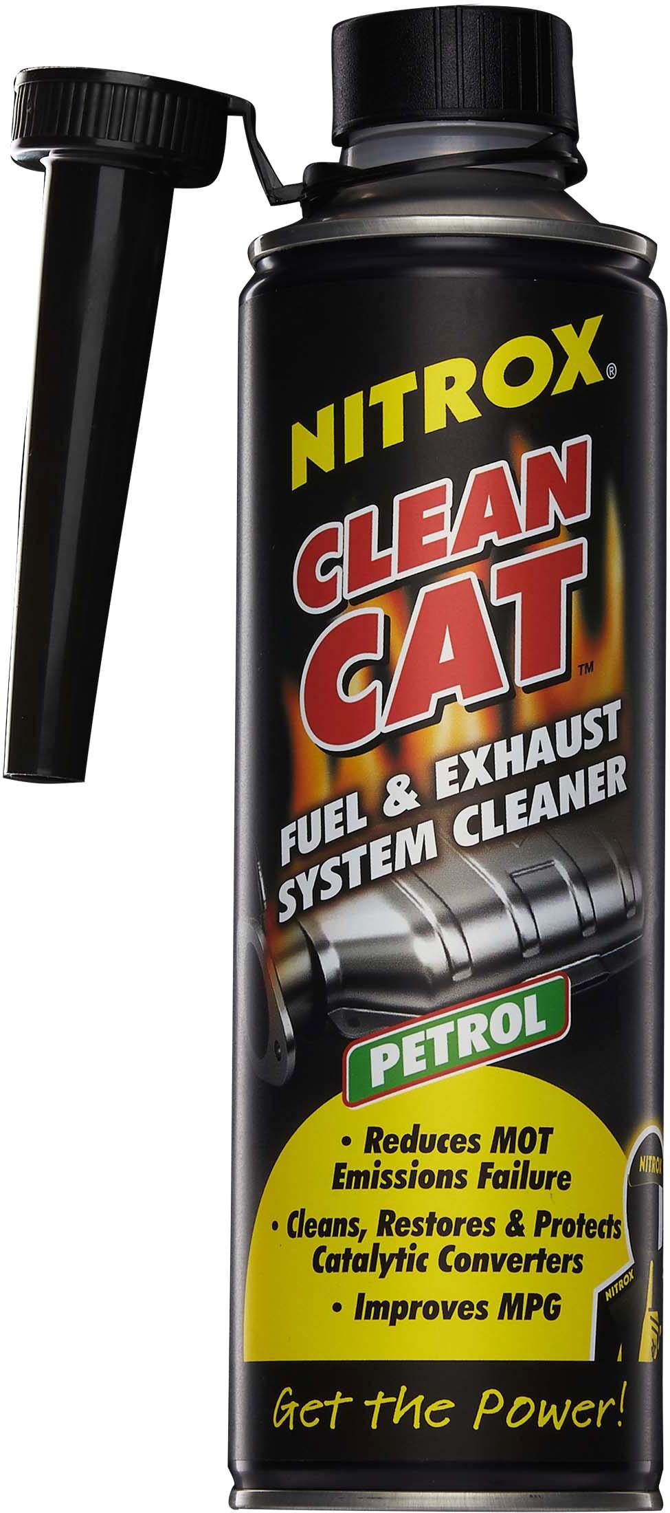 Nitrox Clean Cat Petrol Fuel & Exhaust System Cleaner 500ml Halfords UK