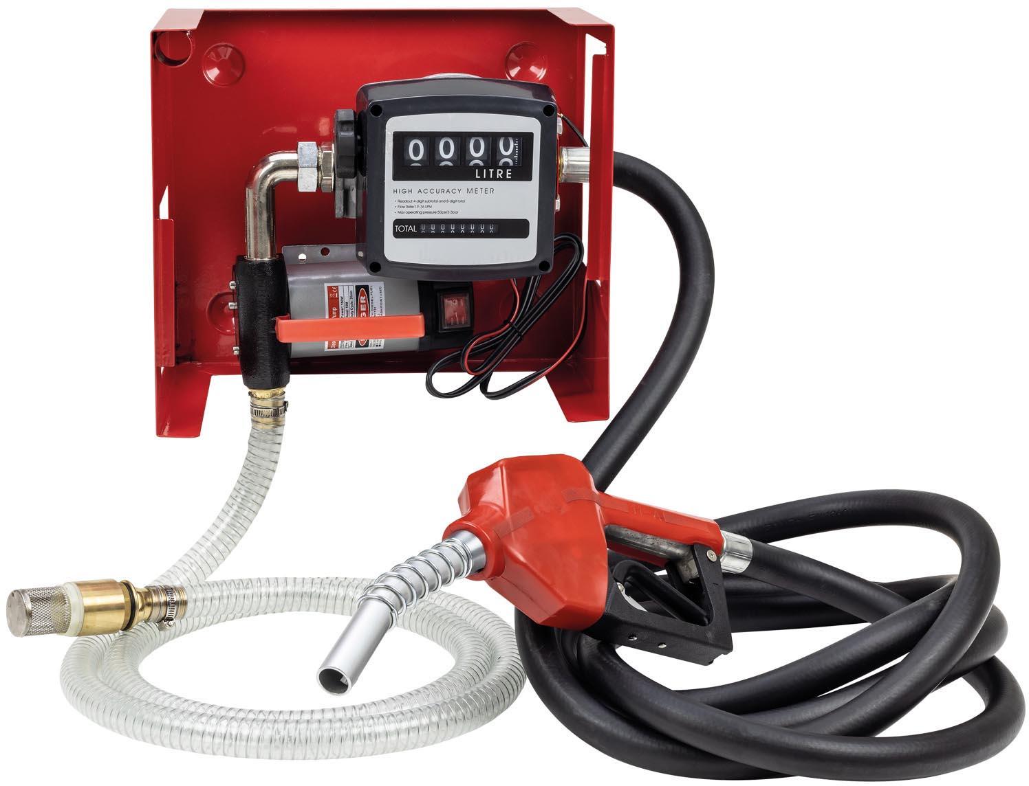 SIP 12v Diesel Transfer Pump with Fuel Meter Halfords UK
