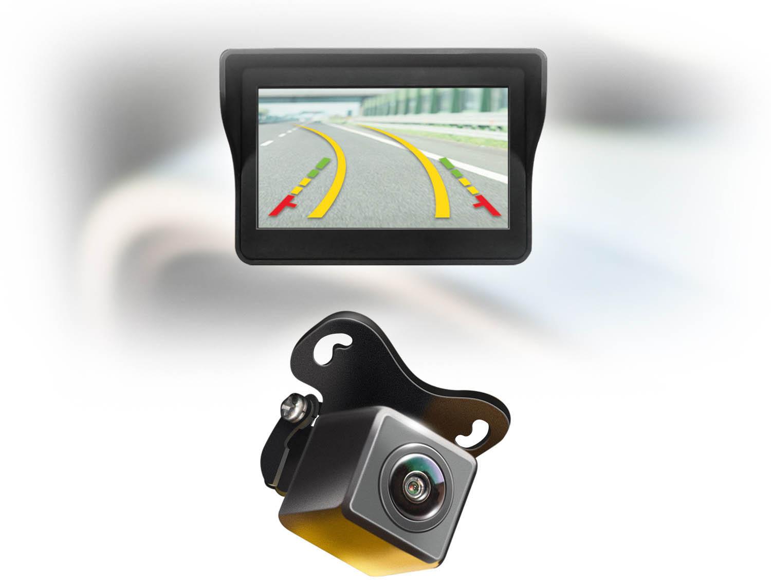 Motormax Universal 4.3" Monitor & Reversing Camera Kit with 110