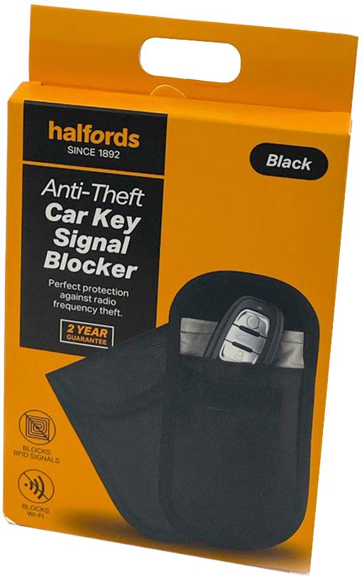 Halfords AntiTheft Car Key Signal Blocker Black Halfords UK