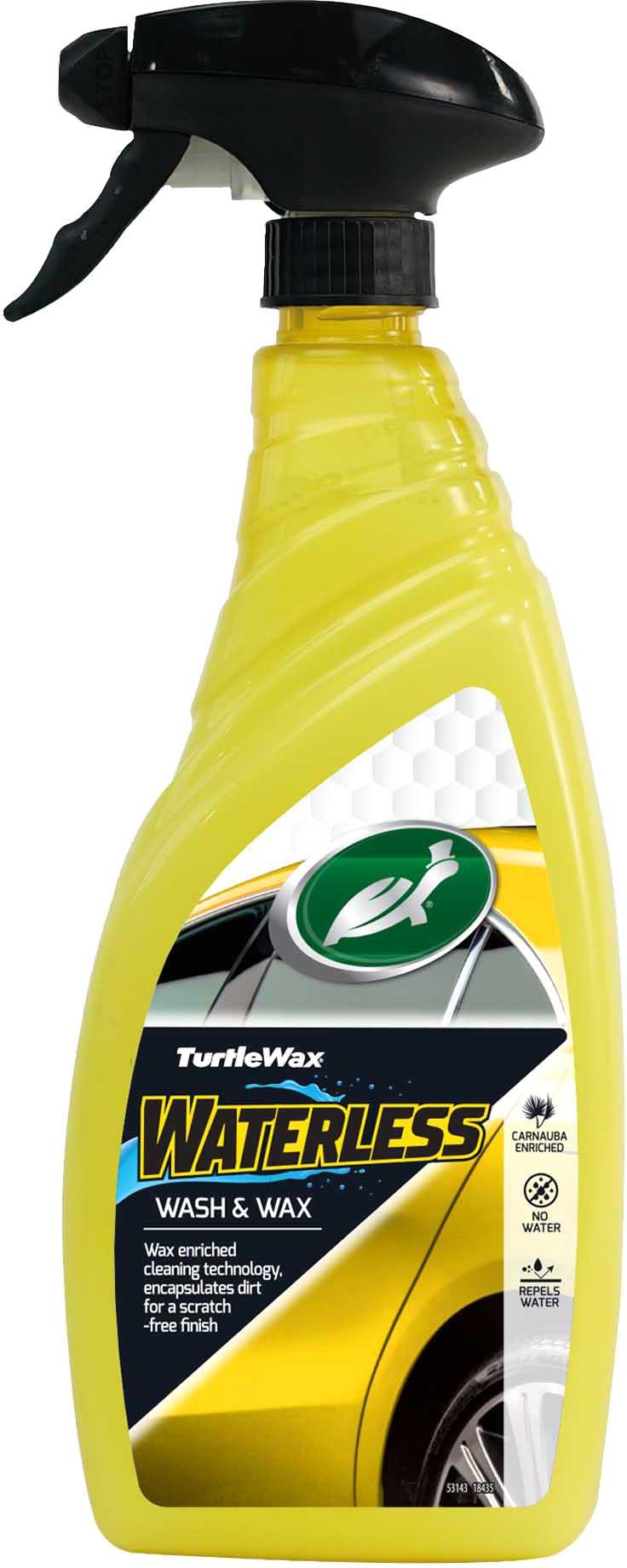 Turtle Wax Hybrid Waterless Wash & Wax 750ML Halfords UK
