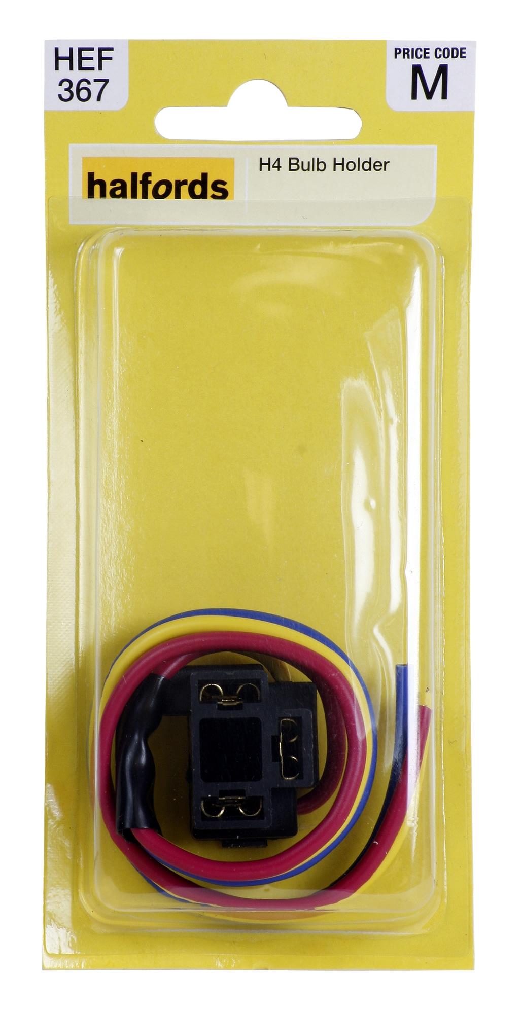 Halfords H4 Bulb Holder HEF367 Halfords UK