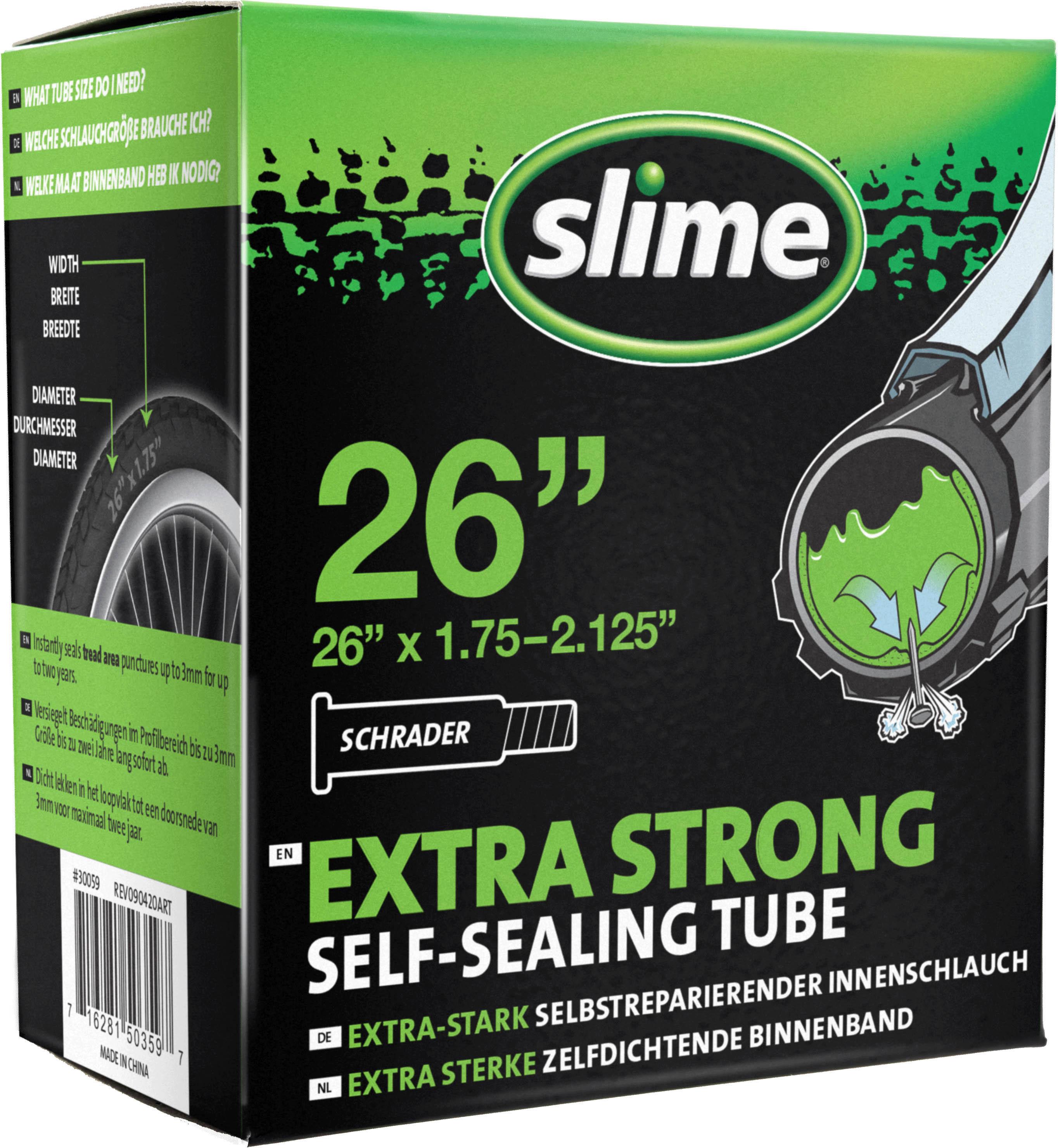 Slime Schrader Bike Inner Tube 20" 26" Halfords UK