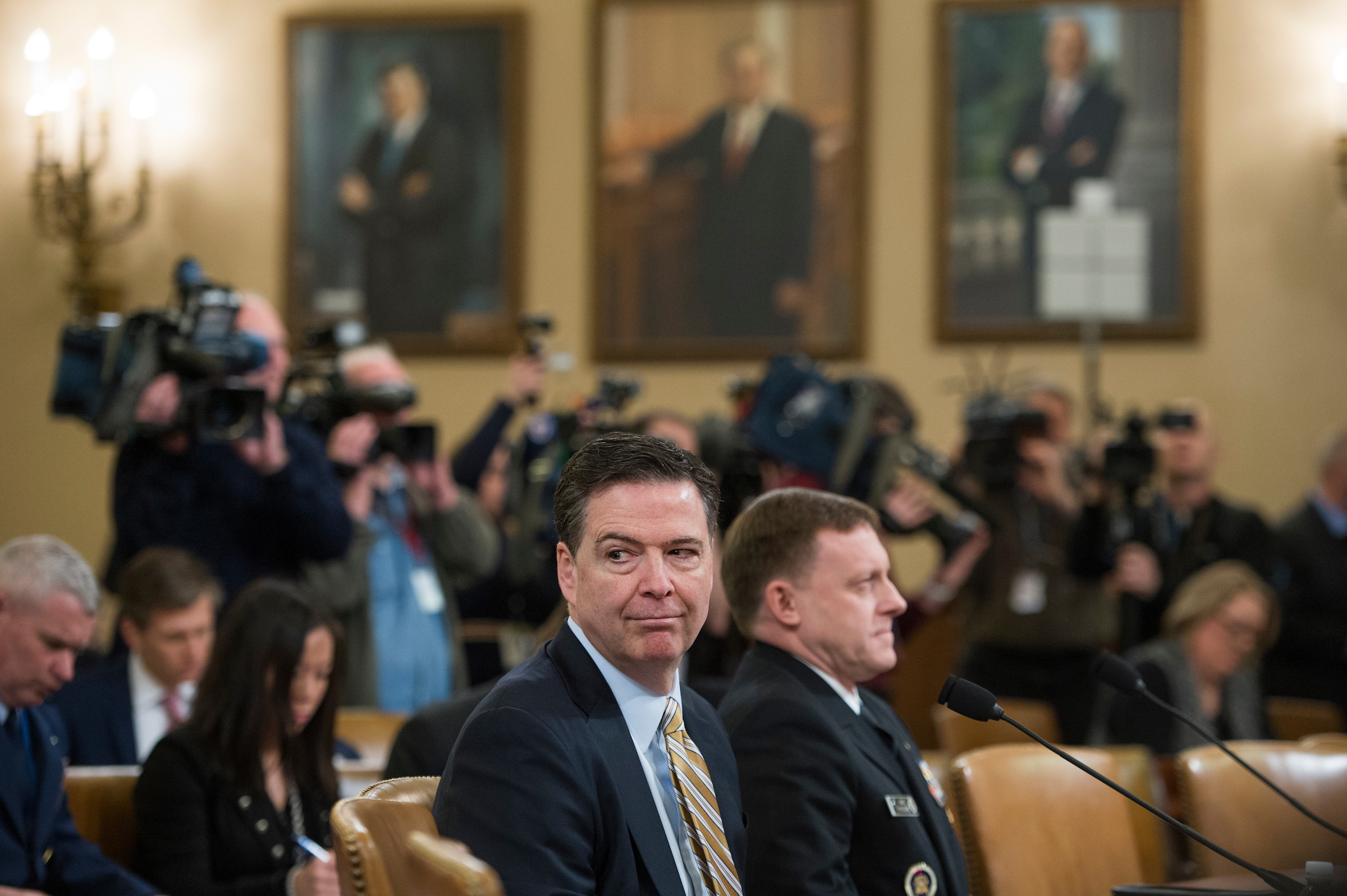 Comey in the Hot Seat at House Intelligence Hearing