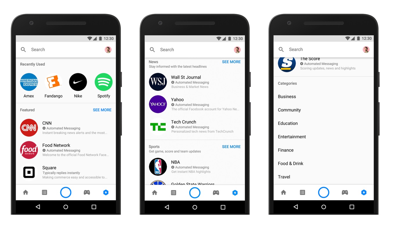 Facebook’s Messenger chatbot showcase launches in Canada » Media in Canada