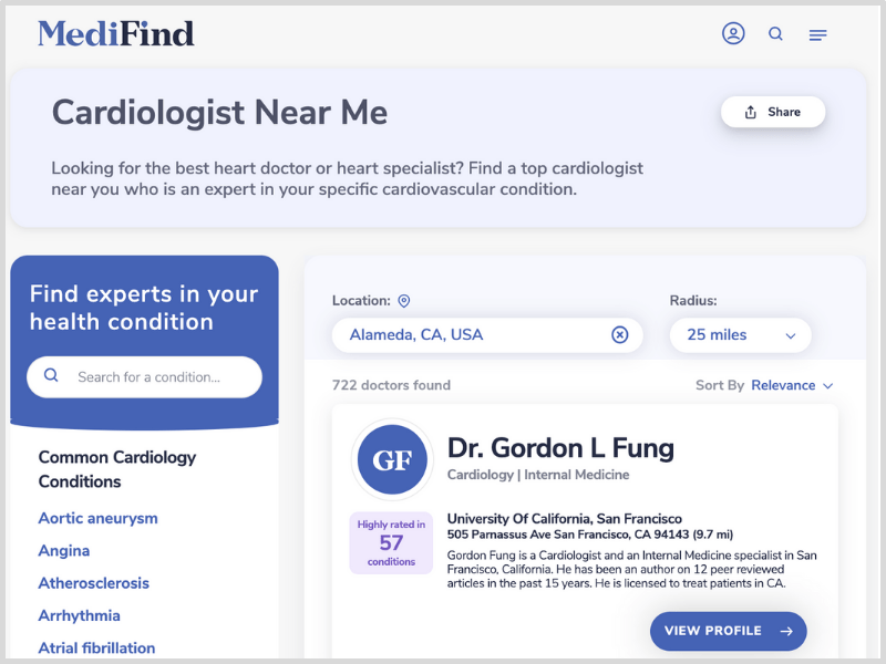 Cardiologist How to Find a Great Heart Doctor MediFind
