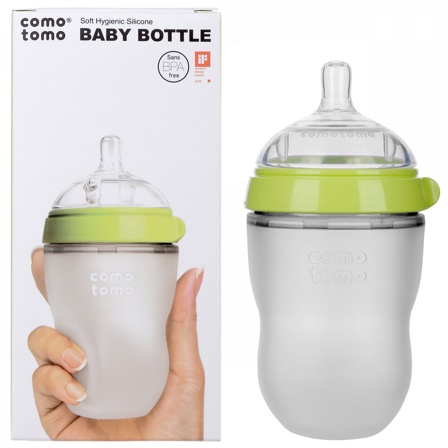 Bình sữa Comotomo Baby Bottle 250ml (không tay cầm)