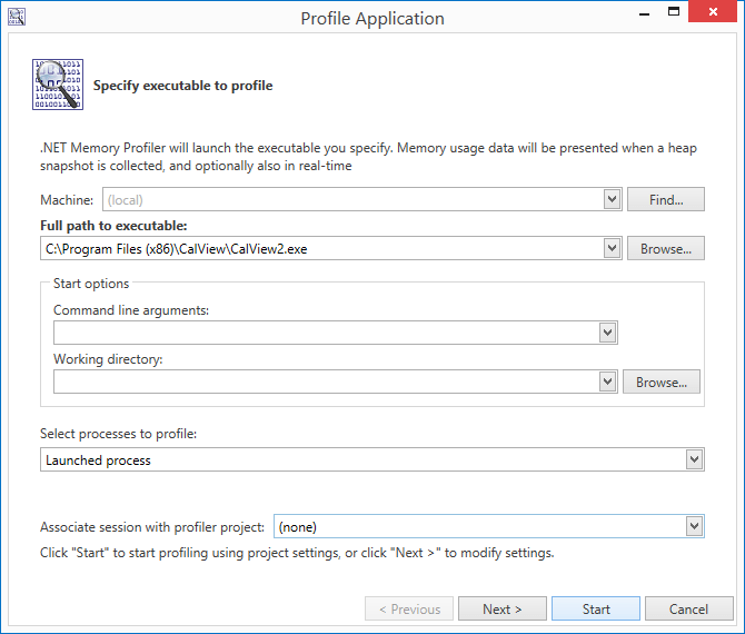 Memory Profiler Screenshots