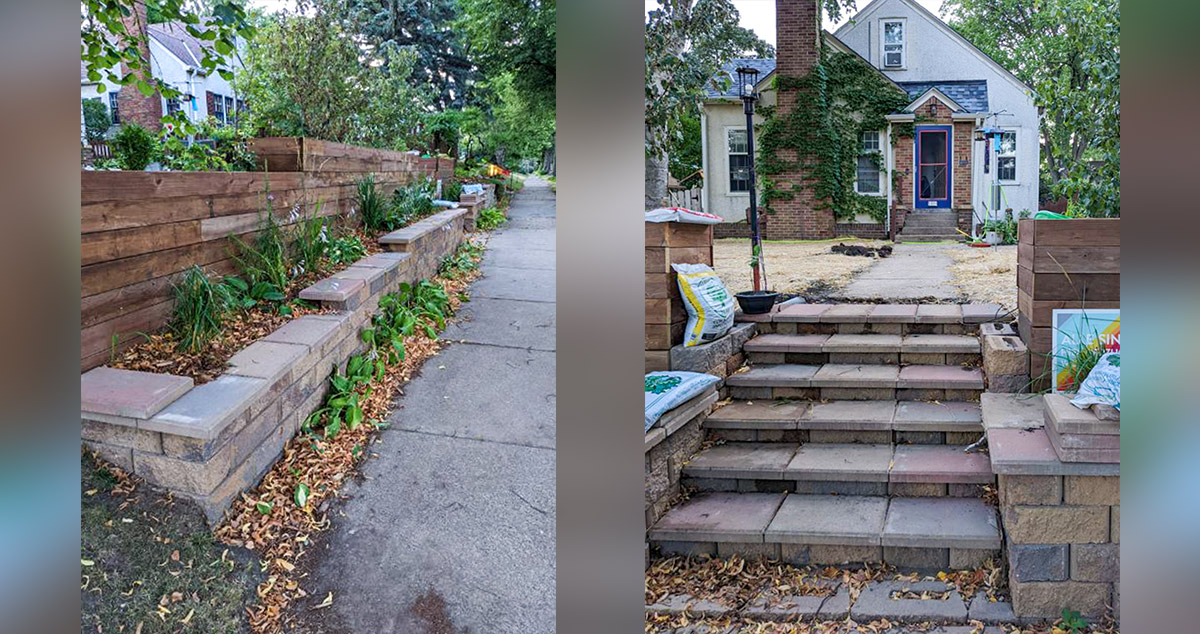 Retaining Wall Planter Boxes Project by Jeremy at Menards®