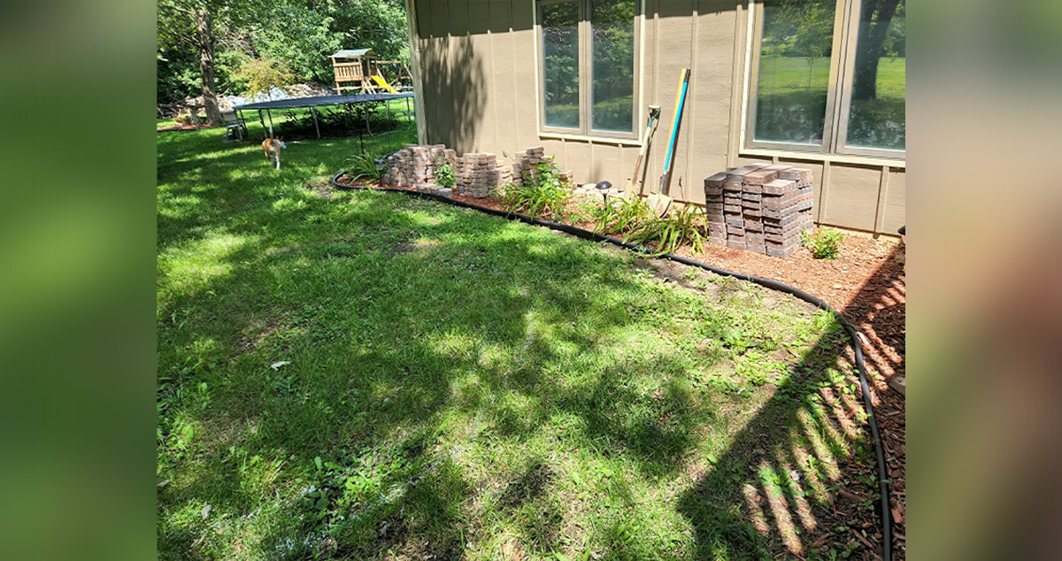 Patio Block Ring with Fire Pit Project by Bryce at Menards®