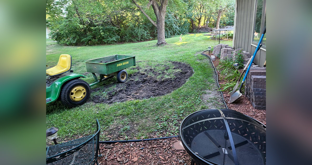 Patio Block Ring with Fire Pit Project by Bryce at Menards®