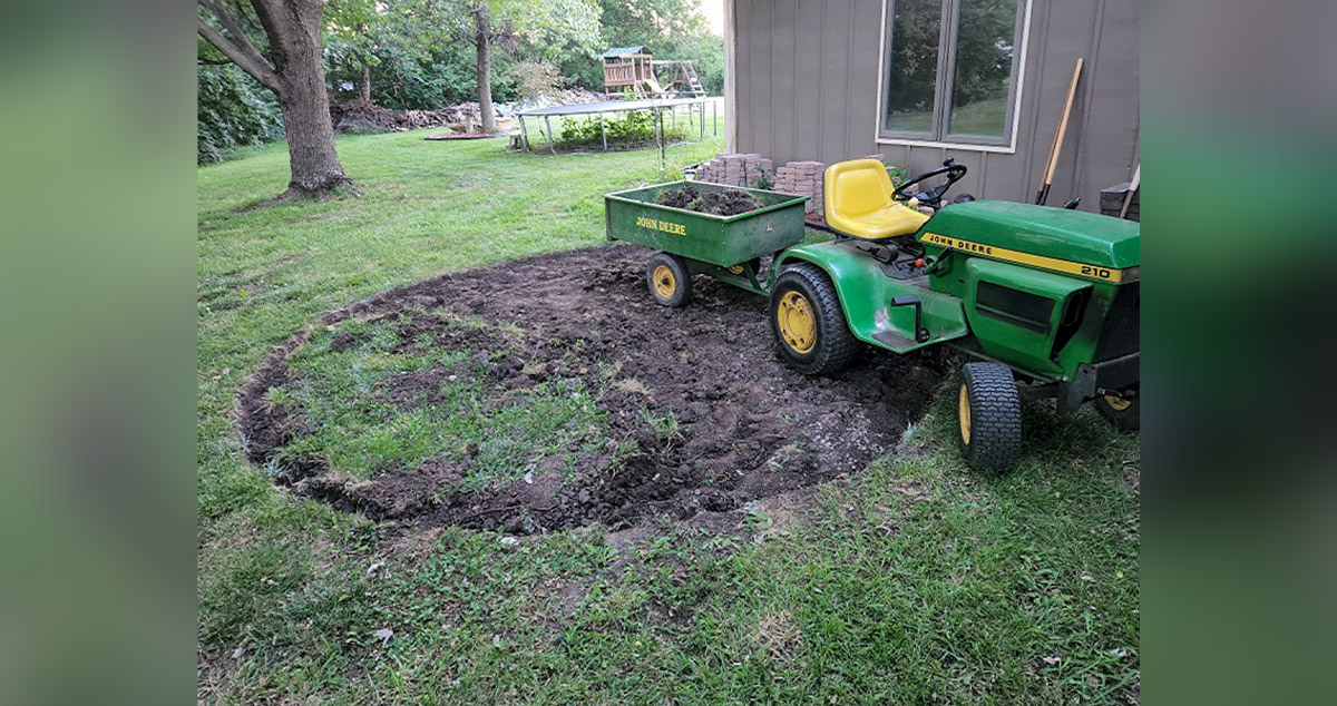 Patio Block Ring with Fire Pit Project by Bryce at Menards®