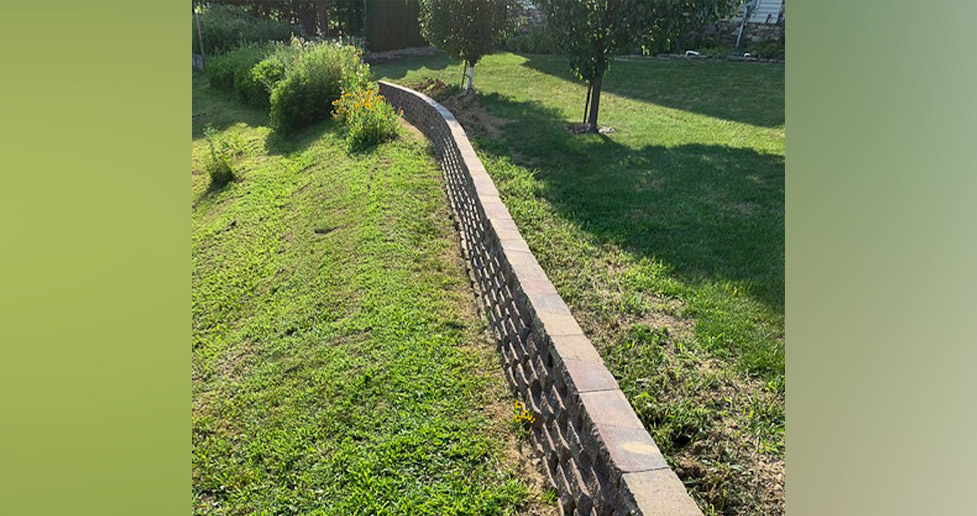 Pond Retaining Wall Project by Thomas at Menards®