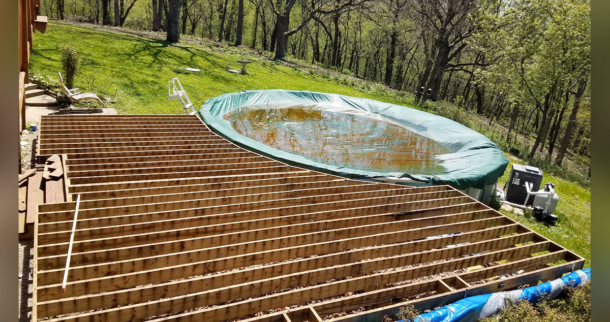 Pool Deck Revamp Project by Katrina at Menards®