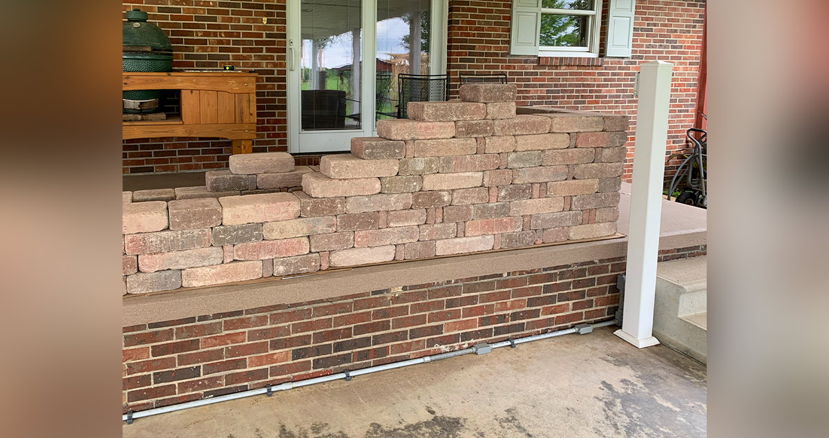 Outdoor Kitchen Island Project by Ronald at Menards®