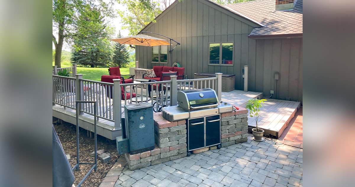 Patio, Wall & Deck Project by Scott at Menards®