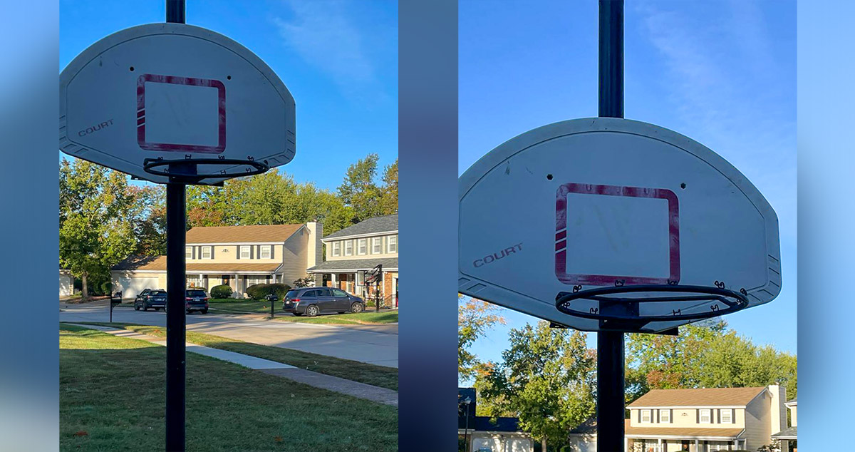 Basketball Hoop & Pole Renovation Project by Rajnish at Menards®