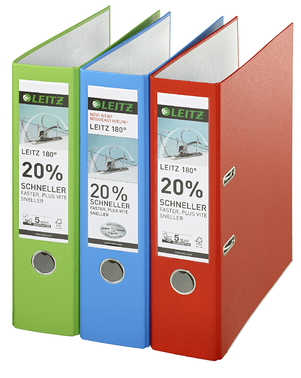 Leitz Ordner 1010 Breit 3 Stück Ordner Ordnen & Archivieren