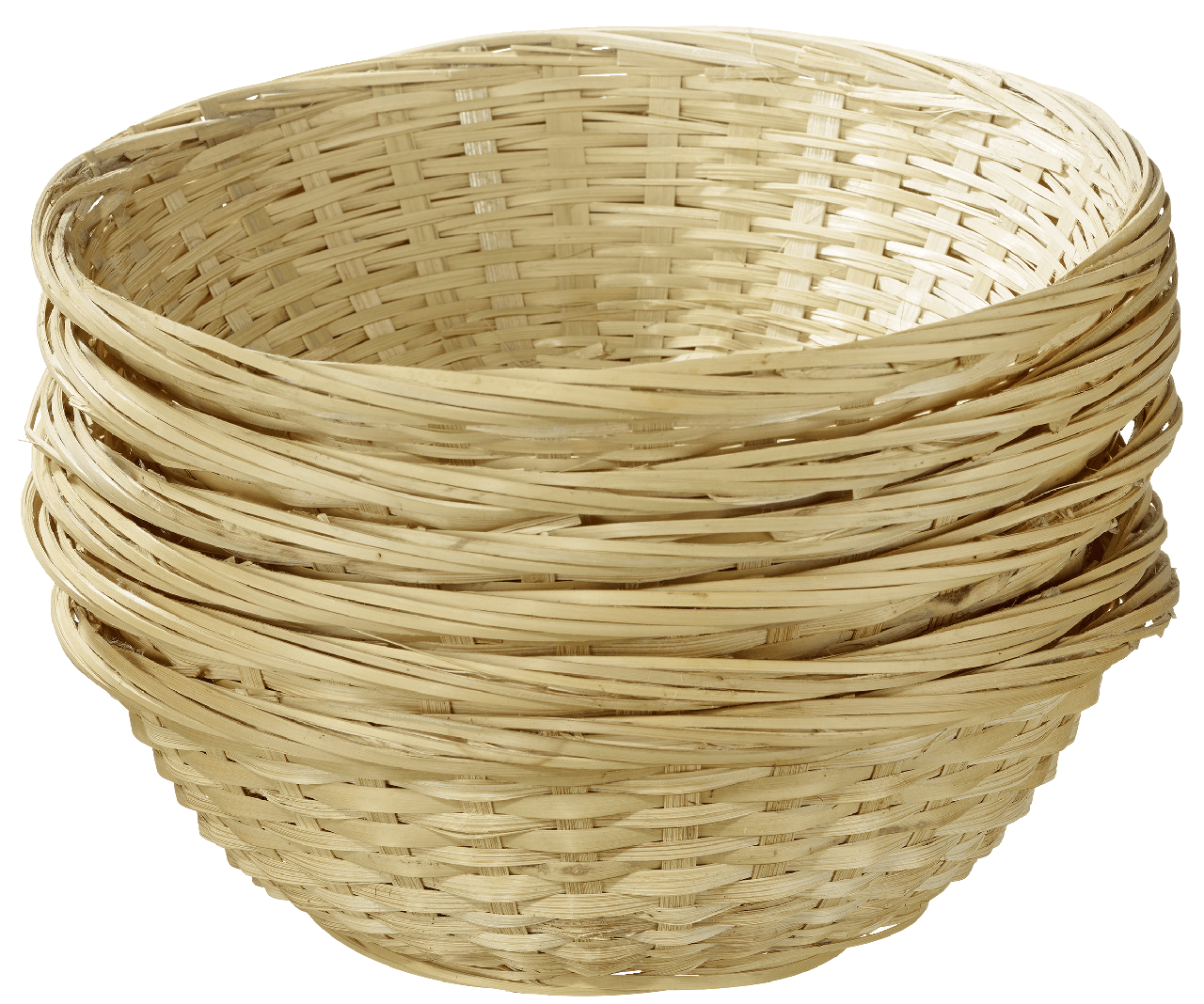 aro Bambuskorb Rund 6 tlg. Ø 23 cm Servierkörbe