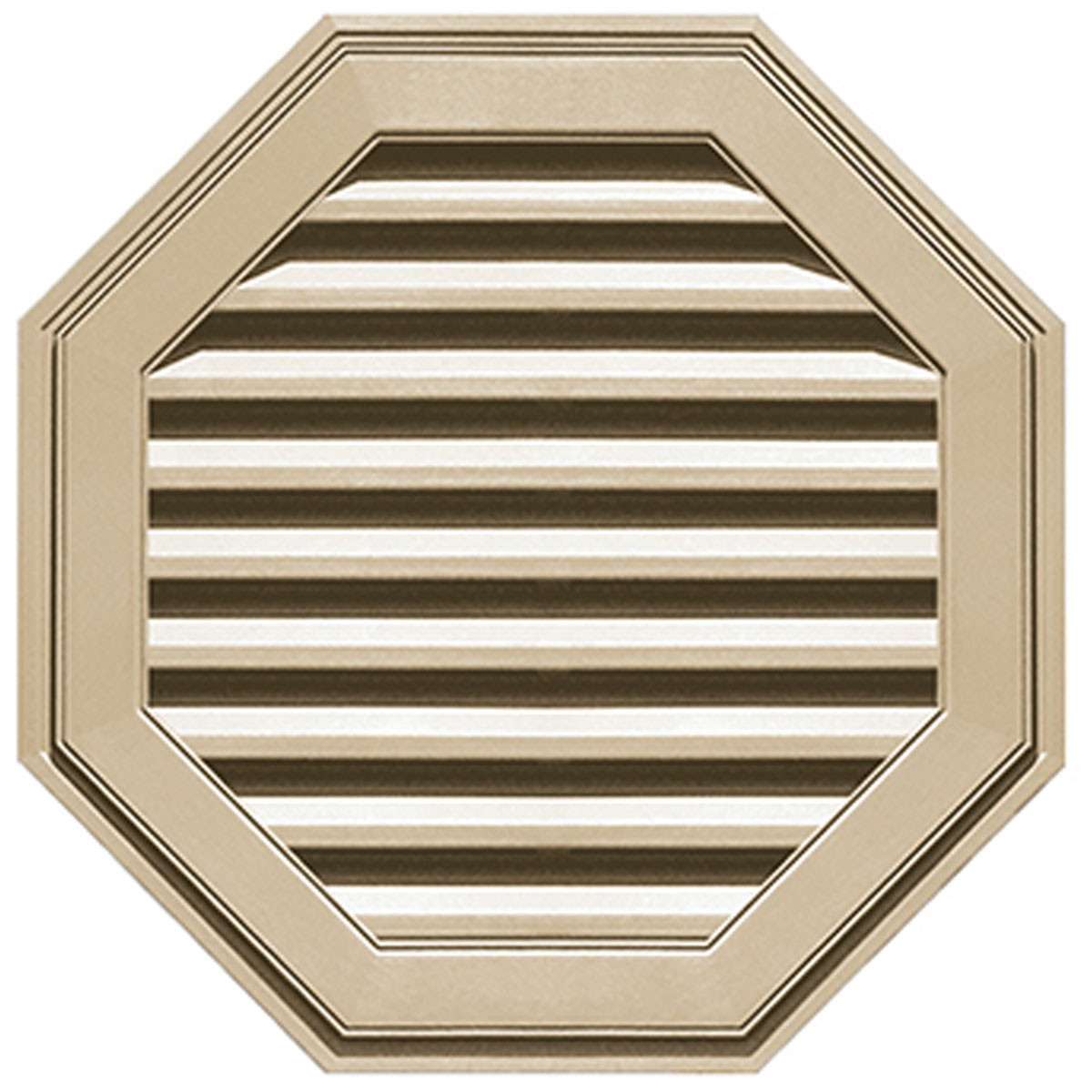 00400027049 27Inch W x 27Inch H Octagon Gable Vent Louver