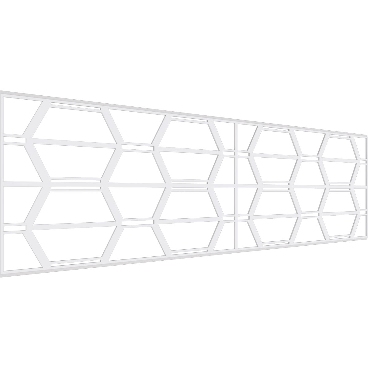 WPKPGLY Greeley PVC Fretwork Wainscot Wall Panel