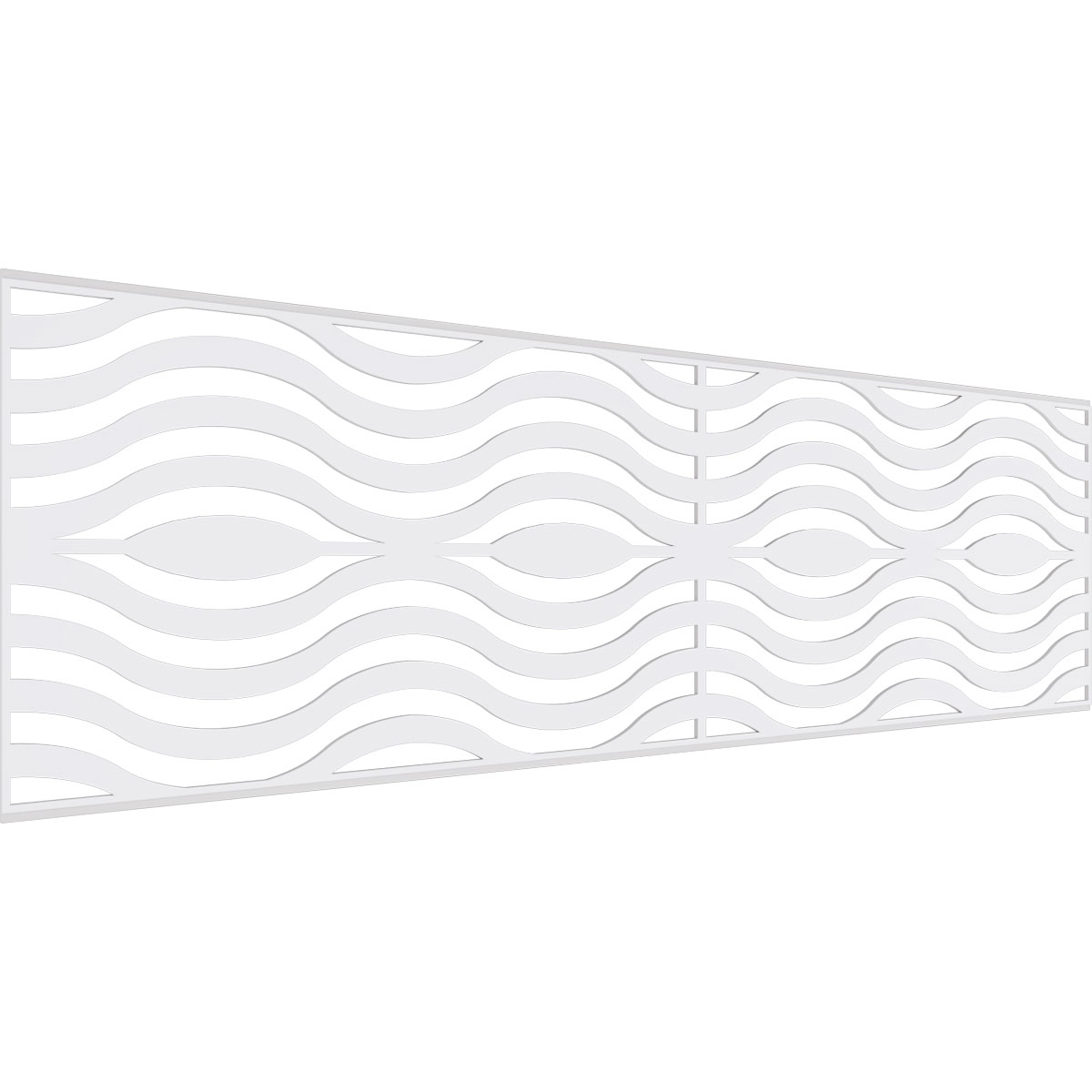 WPKPPKR Parker PVC Fretwork Wainscot Wall Panel
