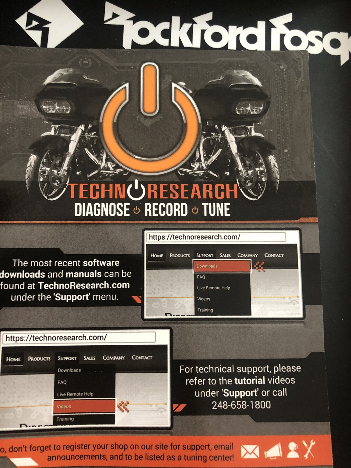 FLHX/S/ST/SE Street Glide Rockford Fosgate Boom geflashed für das