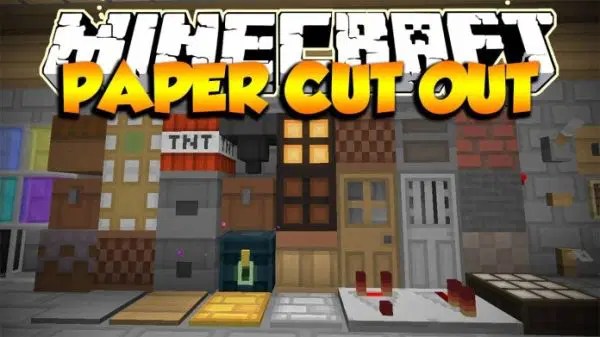 Paper CutOut Resource Pack 1.11.2