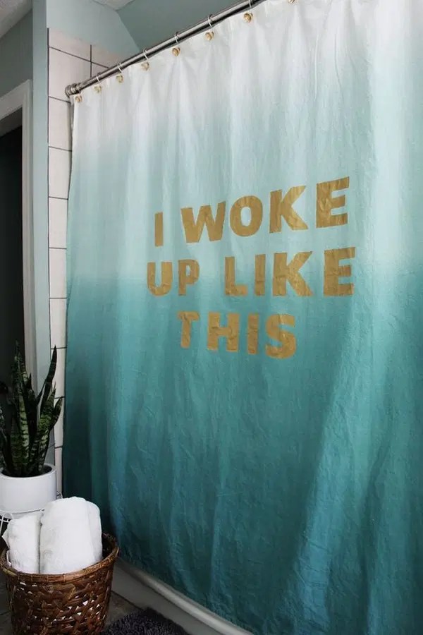 20 DIY Shower Curtain Ideas For Your Bathroom Mint Design Blog