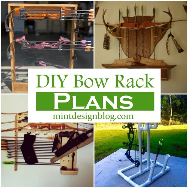 11 DIY Bow Rack Plans You Can Make Easily Mint Design Blog